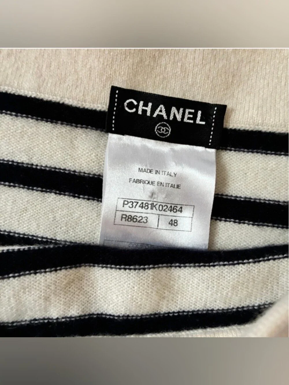 CHANEL vintage cashmere top